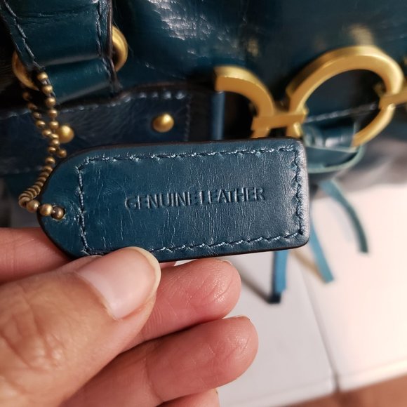 SERETA Teal Shoulder Handbag - Picture 7 of 16